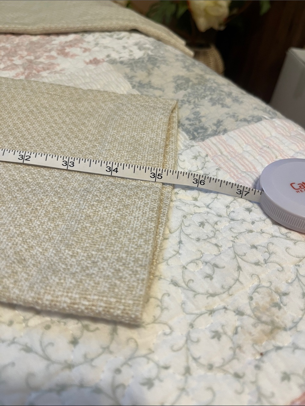Ann Taylor Cream Textured Ankle Pants - Picture 5 of 5